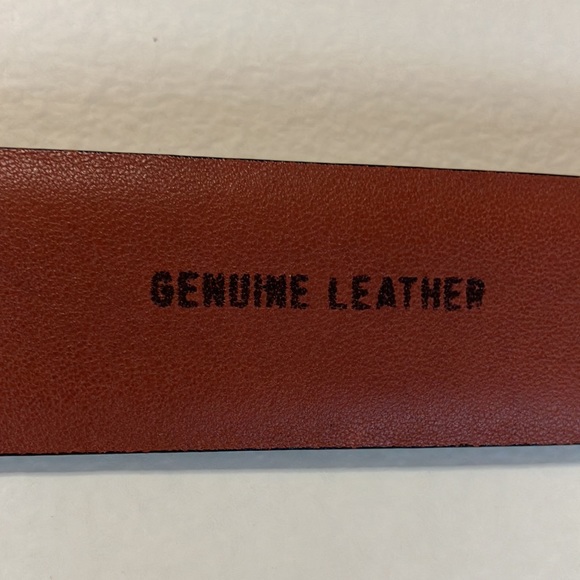 Crookhorn smooth black leather belt with silver buckle - Picture 7 of 13